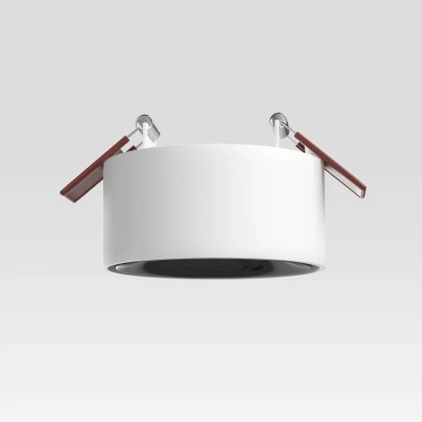 Светильник встраиваемый светодиодный Elektrostandard Glam 25095/LED 10W 4000K белый/черный (220V, круглые)