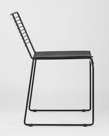 Стул обеденный Danny черный с черной подушкой УТ000004223