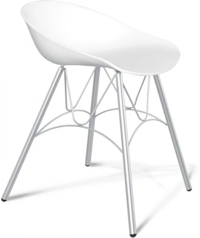 Стул SHT-ST19/S100 белый/хром лак Sheffilton 5252571401