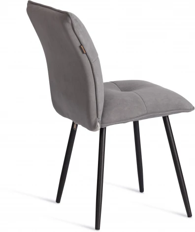 Стул обеденный Sweet Tetchair (Флок/Серый,Черный) арт.24816