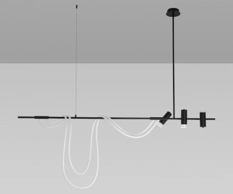 Подвесной светильник с гибким неоном Kink Light Кайли 08039-180A,19 (LED, 220V, на тросе)