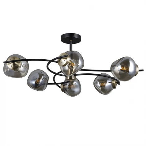 Потолочная люстра Seven Fires Dare SF4005/6C-BK-AB