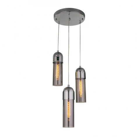 Подвесной светильник Eurosvet Airon 50180/3 дымчатый (220V, на проводе)