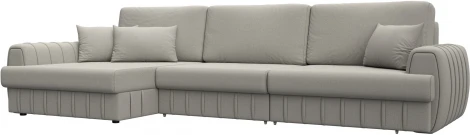 Диван угловой Лига-057 НПБ Лонг угол левый Лига Диванов (Рогожка) арт.129292L