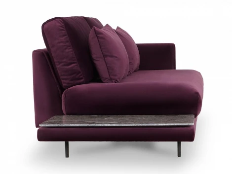 Кушетка Ricadi ОГОГО 798120 (фиолетовый, серый)