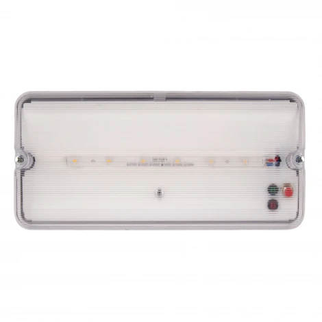 Светильник светодиодный влагозащищенный с БАП 4000K Uniel ULW-K25B 6W/4000K/EMG IP65 WHITE