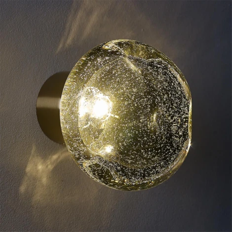 Настенный светильник Odeon Light Mela 7045/4WL зеленый/бронз/ металл/стекло LED 4W 3000K 220V (круглые)