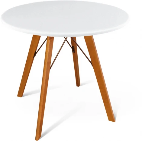 Стол SHT-TU9/80 МДФ светлый орех/белый от фабрики Sheffilton