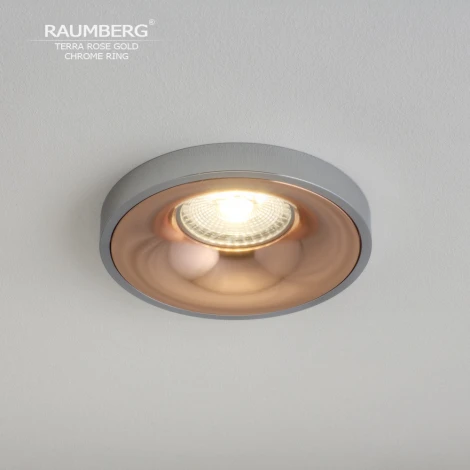 Встраиваемый светильник Raumberg TerraRGd\Ch Rose Gold\Chrome
