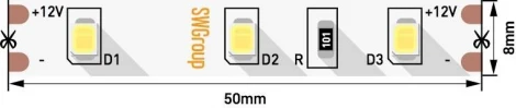 Светодиодная лента SWG SWG260 SWG260-12-6.3-NW-M