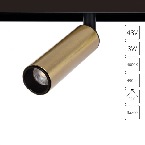 Трековый светильник магнитный 48V Arte Lamp Linea A4660PL-1AB (LED)