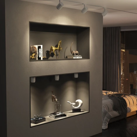 Накладной светильник 10W белый Elektrostandard Cors 25032/LED (220V, круглые)