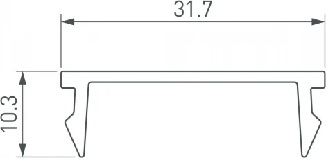Экран LINE-S-W32-3000 OPAL (Arlight, Пластик) 042904