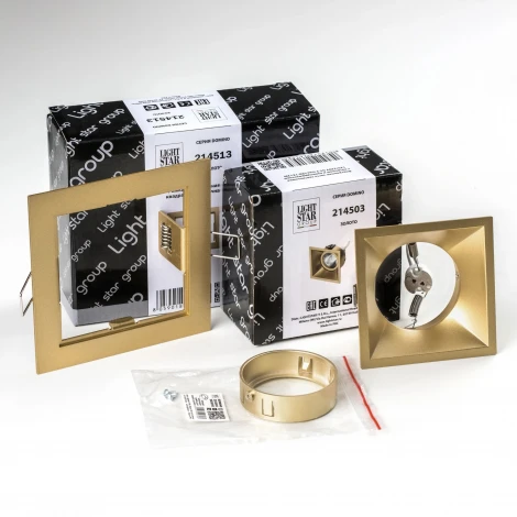 Встраиваемый светильник под LED модуль/ламп МR16 Lightstar Domino D51303GMOD (220V)