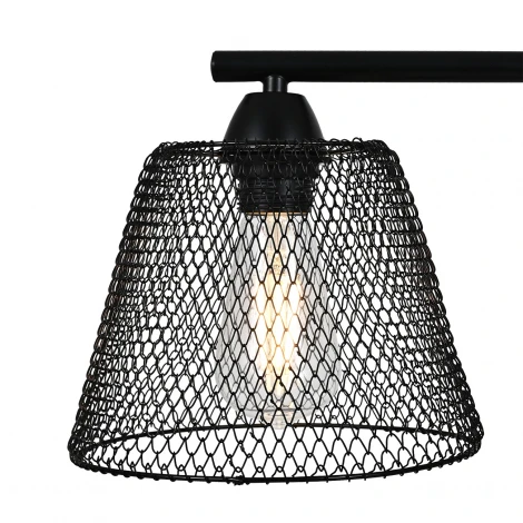 Настольная лампа с выключателем Escada 10204/L E27*40W Black