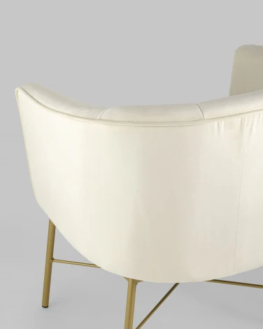 Кресло Stool Group Шале велюр бежевый УТ000005599