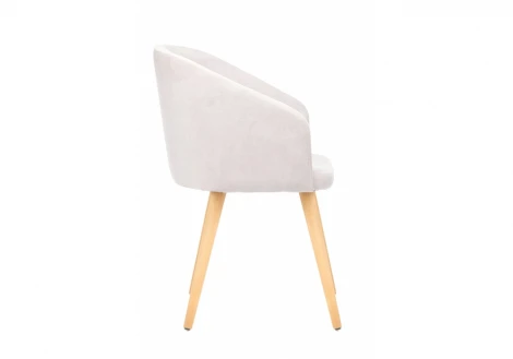 Стул деревянный Монер светло-серый (glory 36) / светлое дерево 632635