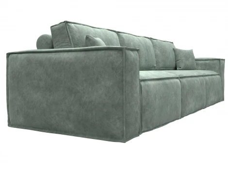 Диван прямой Лига-081 НПБ Лонг (ДСП/Пластик/Велюр/Зеленый) Лига Диванов 130139