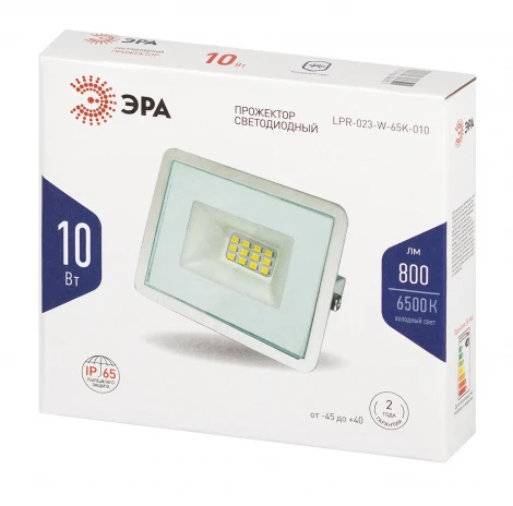 Прожектор уличный светодиодный ЭРА LPR-02 LPR-023-W-65K-010