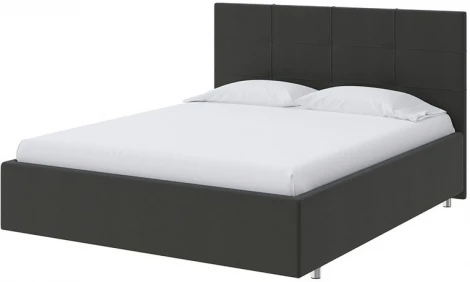 PROxSON Кровать Neo (Ткань: Велюр Forest 520 Темно-серый) 180x200