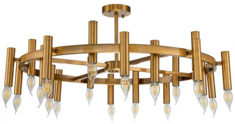 Потолочная люстра большая на штанге Leonardo 2156/05/20P Stilfort (220V, свеча)