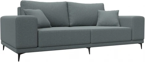 Диван прямой Льюес (Серый/Рогожка) Лига Диванов арт.122673