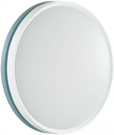 Настенно-потолочный светильник Sonex Nohava Blue 7669/DL пластик/белый/голубой LED 48Вт 4000К D415 IP43 (220V, круглые)