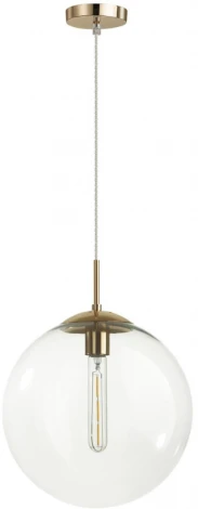 Подвесной светильник Lumion Summer 6509/1A SUSPENTIONI золотой E27 1*60W 220V (на проводе, шар)