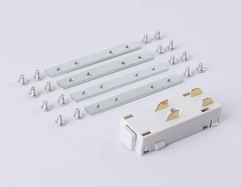 Коннектор прямой для магнитного шинопровода в натяжной потолок Ambrella TRACK SYSTEM GL1107 (220V)