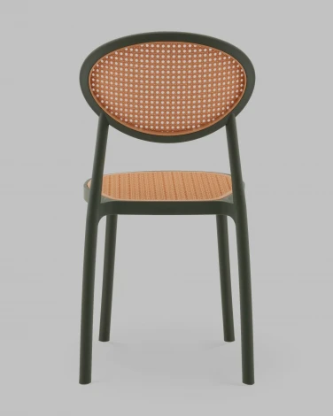 Стул Junie пластиковый зелёный Stool Group арт.УТ000040848