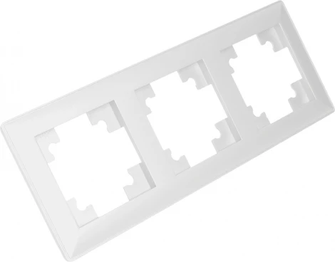 Рамка на 3 поста (белый) Stekker Катрин 39794