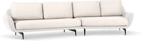 Диван Ispani угловой левый ОГОГО (арт.839480), (Ткань,Экокожа)