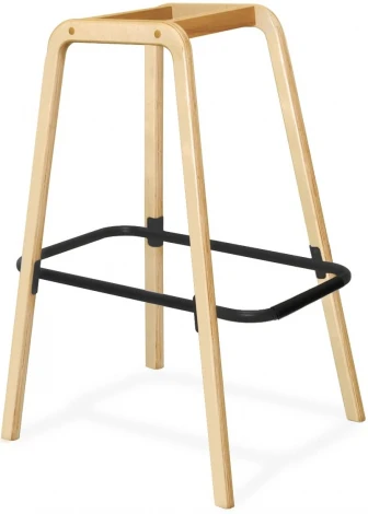 Стул барный Sheffilton SHT-ST29/S94 оранжевый ral2003/прозрачный лак/черный