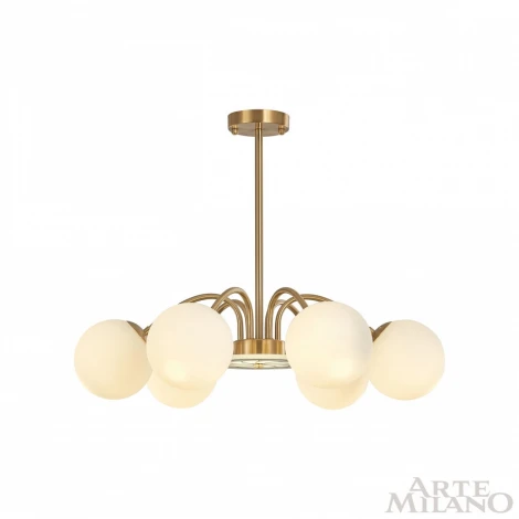 Потолочная люстра на штанге Arte Milano 271069/6 GD (220V, шарики)