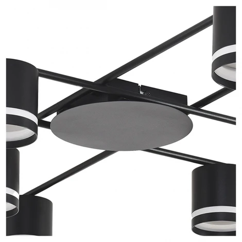 Потолочная люстра Lumion Berty 8362/8C черный, металл/акрил GX53 LED 8*7W 220V