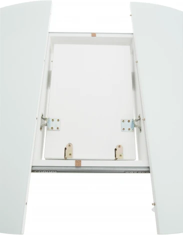 Стол Ривьера СВ D90, Стекло, Эмаль белая, 7, Аврора