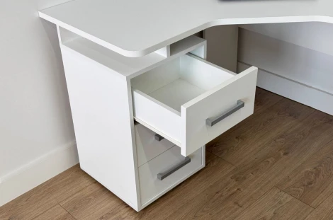 Лайт-2 Стол компьютерный 1200 угловой Mebelson (ЛДСП/Белый) арт.SKL2.2N02.1477