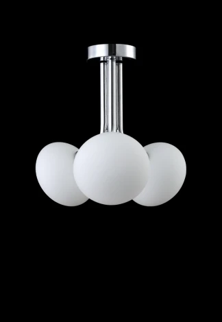 Потолочная люстра на штанге Crystal Lux Alicia SP3 CHROME/WHITE