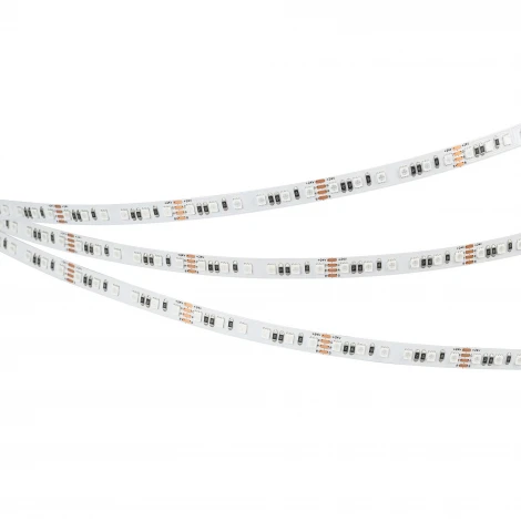 Светодиодная лента RT-A120-8mm 24V RGB (12 W/m, IP20, 5m) (Arlight) 042905(1)
