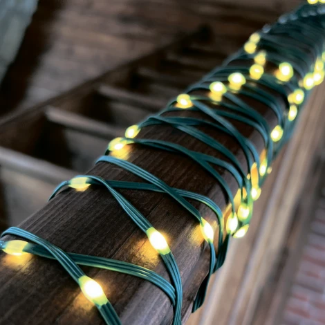 Гирлянда светодиодная "Полоса", 10м. 100 светодиодов, теплый белый свет Uniel ULD-S1000-100/DGA WARM WHITE IP20 DEW BAND