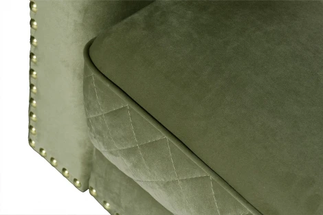 Диван Sorrento 230M трехм.раск,велюр оливковый Colt1002-OLIV 230*101*86 Garda Decor