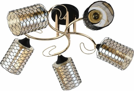 Потолочная люстра на штанге Reluce 01309-0.3-05 BK+FGD (220V)