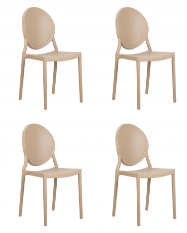 Набор 4 шт стул обеденный DOBRIN ALBERT (цвет бежевый)