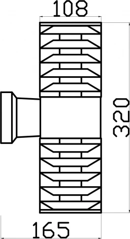 Настенный светильник уличный Maytoni Bronx O576WL-02GR (220V, круглые, IP54)