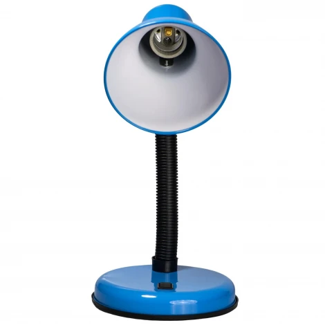Интерьерная настольная лампа для школьника Uniel TLI-224 Light Blue. E27 (220V, выключатель)