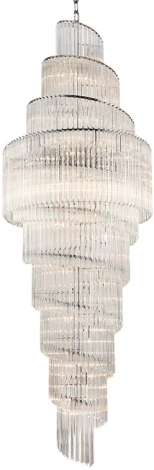 Подвесная люстра большая Newport 8900 8954/C (220V, на цепи)