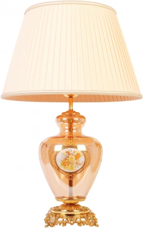 Интерьерная настольная лампа TL.8107-1GO (220V, выключатель)