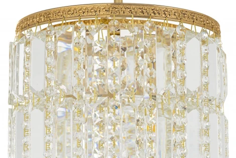 Потолочная люстра на штанге Arti Lampadari Stella Gold Stella E 1.5.20.102 G (220V, хрусталь)