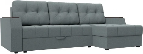 Диван угловой Эмир БС правый угол (Серый/Рогожка) Лига Диванов арт.123011