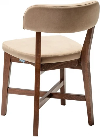 Стул Frank Pro Diag Beige/Темный орех R-Home арт.400010987h